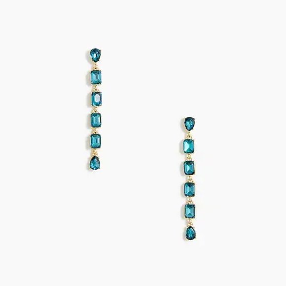 J.Crew Factory Crystal Drop Earrings - Picture 2 of 5